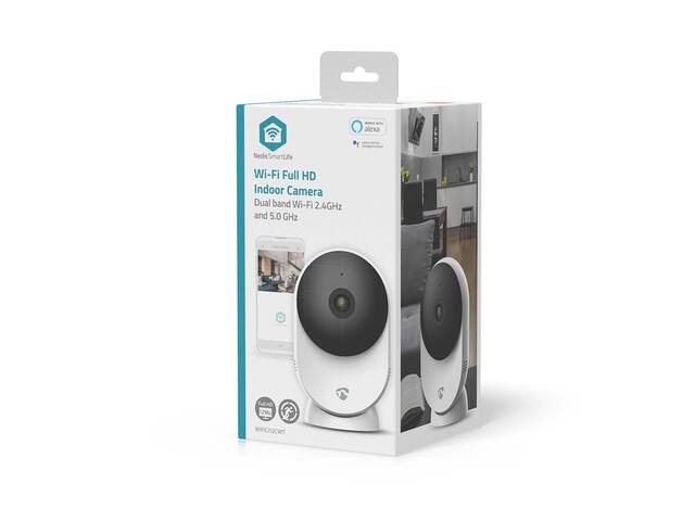 Beveiligingscamera Nedis Wifi indoor wit
