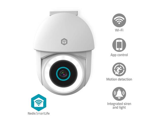 Beveiligingscamera Nedis Smartlife Wifi buiten wt