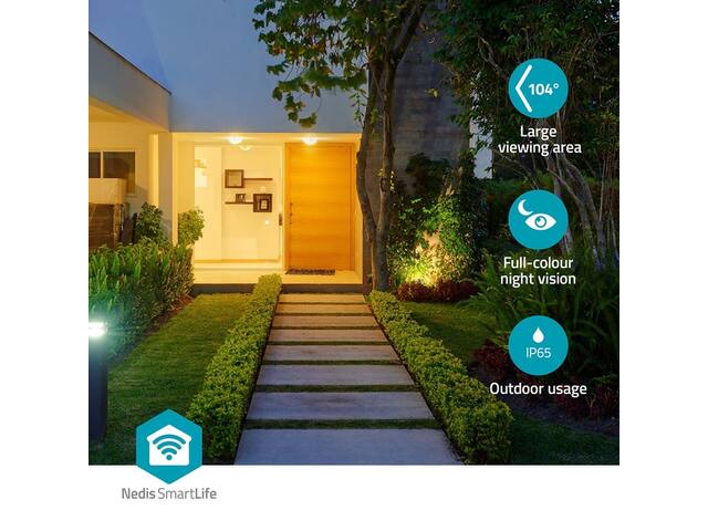 Beveiligingscamera Nedis Smartlife Wifi buiten wt