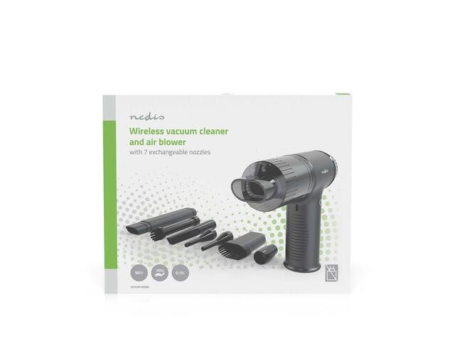 Handstofzuiger / luchtblazer Nedis 90W zwart