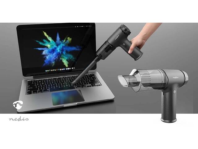 Handstofzuiger / luchtblazer Nedis 90W zwart