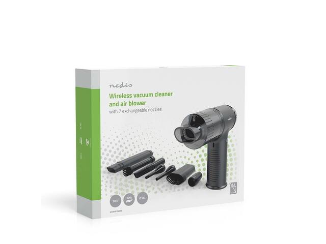 Handstofzuiger / luchtblazer Nedis 90W zwart