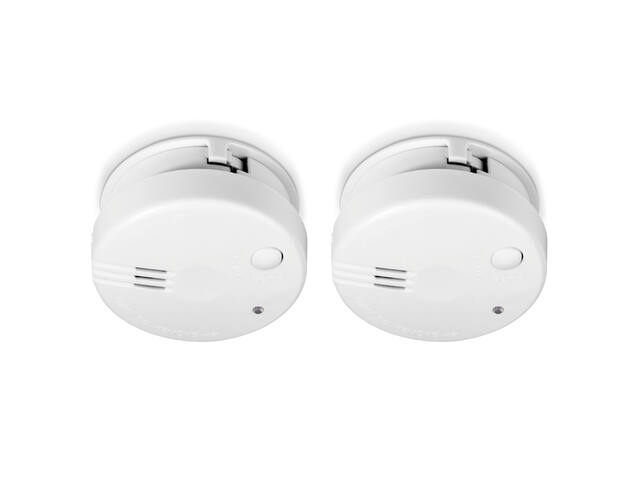 Rookmelder Alecto mini 2 stuks met 5 jaarbat wit