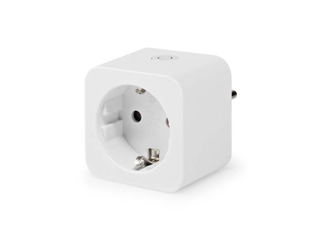 Slimme stekker Nedis Smartlife Wifi enkel wit