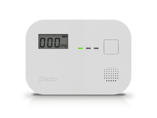 Koolmonoxidemelder Alecto 10 jaar sensor wit