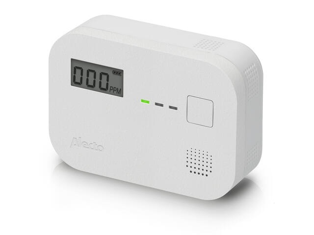 Koolmonoxidemelder Alecto 10 jaar sensor wit