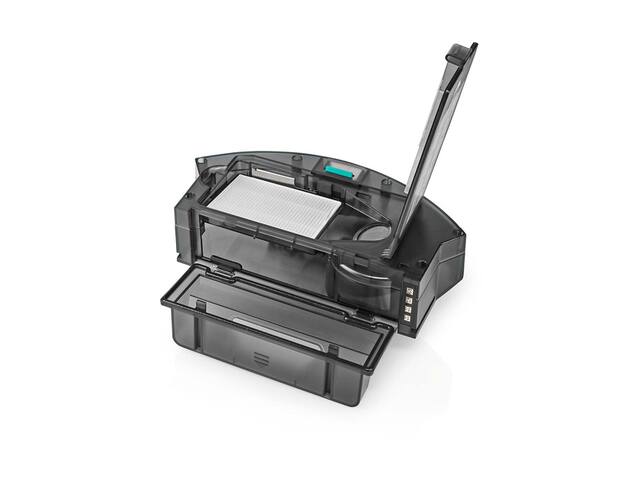 Robotstofzuiger Nedis wifi laser 3-in-1 zwart