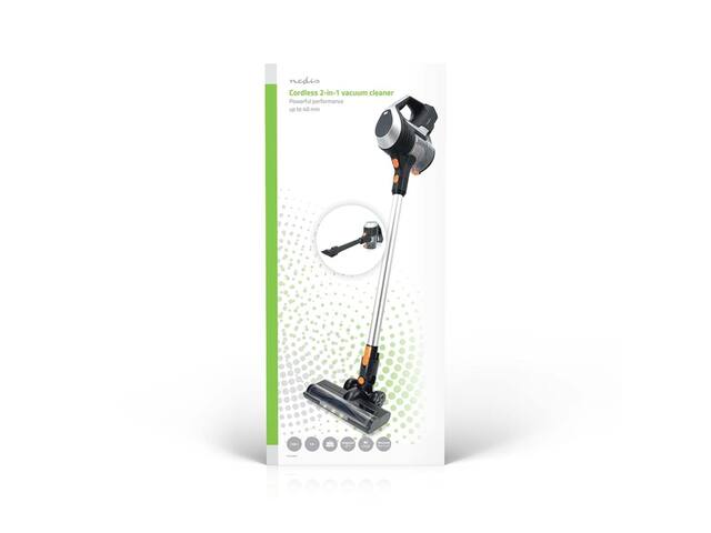 Steelstofzuiger Nedis 2-in-1 snoerloos HEPA 130W