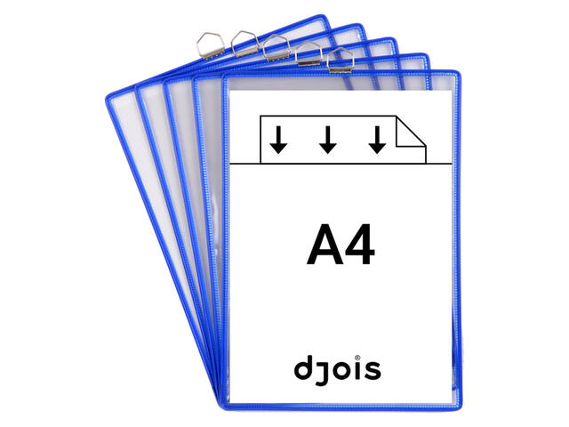 Zichtpanelenframe hangend Tarifold A4 blauw 5st