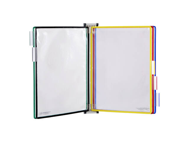 Zichtpanelensysteem wand Tarifold metaal A4 5ass