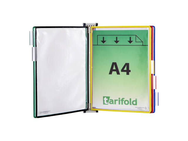 Zichtpanelensysteem wand Tarifold metaal A4 5ass