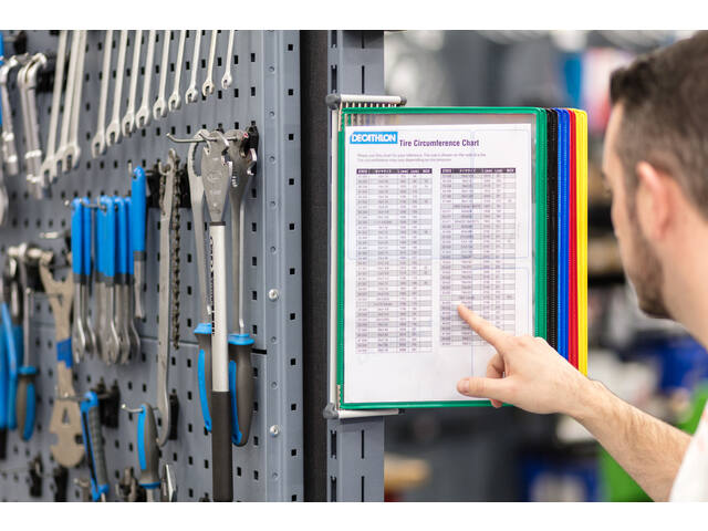 Zichtpanelensysteem wand Tarifold magn A4 10ass