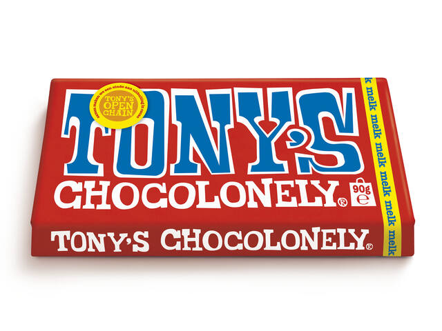 Chocolade Tony Chocolonely melk 90 gram