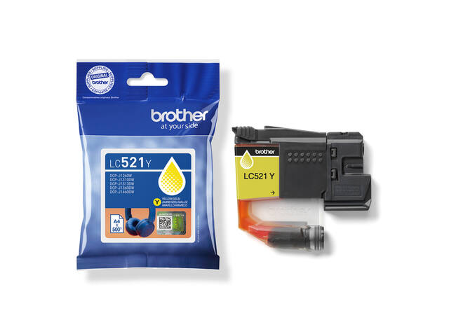 Inktcartridge Brother LC-527Y geel