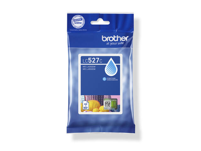 Inktcartridge Brother LC-527C blauw