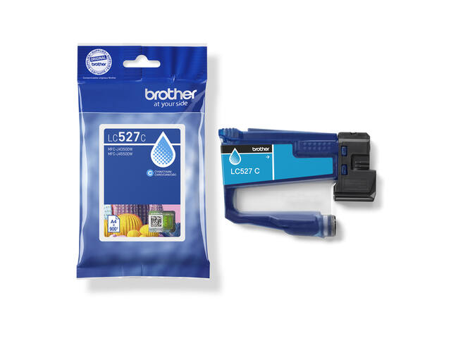Inktcartridge Brother LC-527C blauw