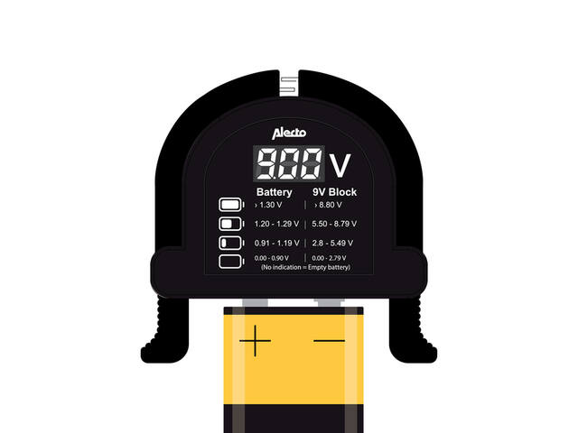 Batterijtester Alecto BTT2
