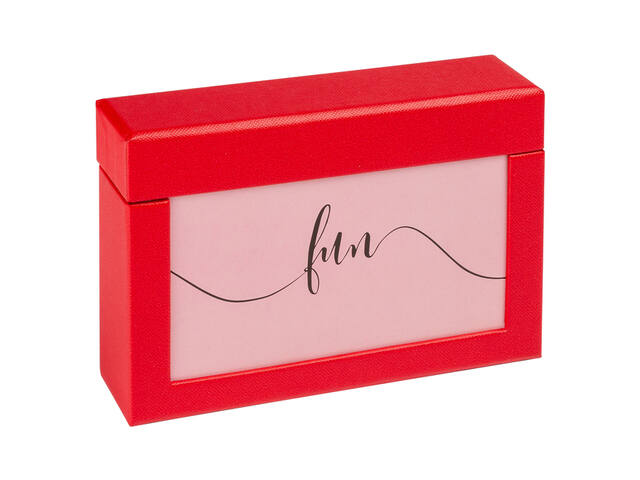 Fotobox walther design Fun 10x15cm 100 foto s rood
