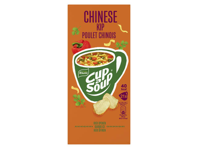 Cup a Soup Knorr Chinese kip 175ml