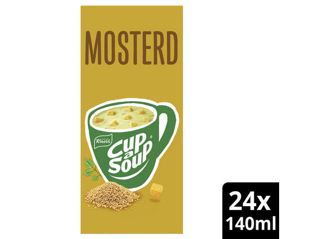 Cup a Soup Knorr mosterd 24x140ml