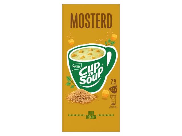 Cup a Soup Knorr mosterd 24x140ml