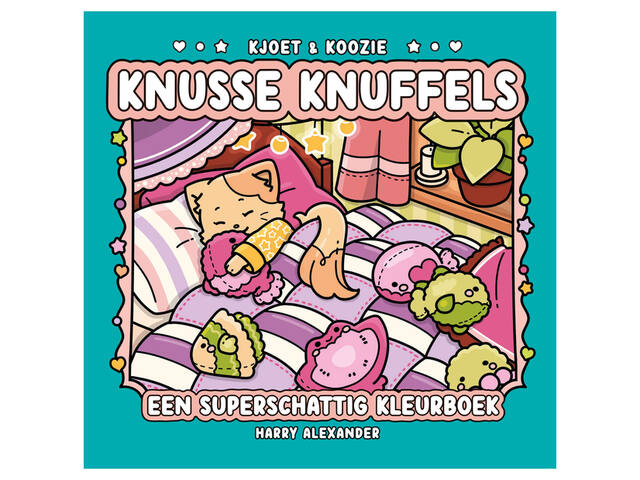 Kleurboek MUS Kjoet-Koozie Knusse knuffels
