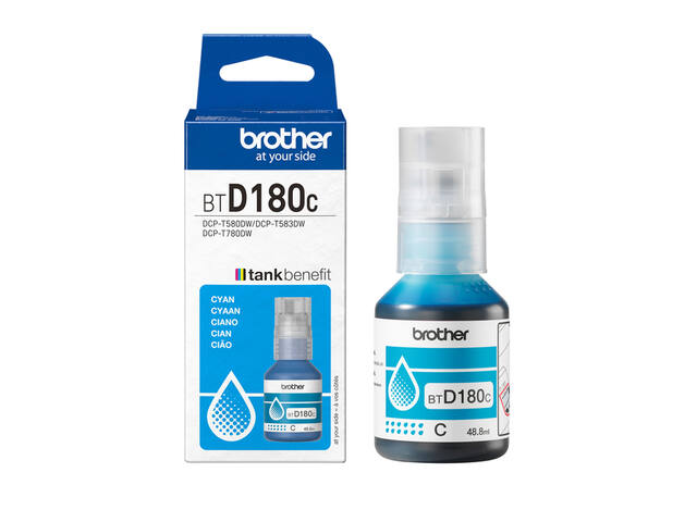 Navulinkt Brother BT-D180C blauw