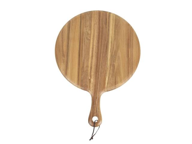 Plank Olympia acaciahout rond 33cm