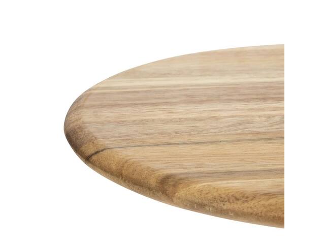 Plank Olympia acaciahout rond 33cm