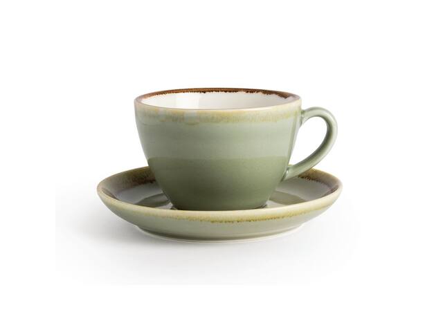 Cappuccinokopje Olympia Kiln 340ml 6 stuks mosgr