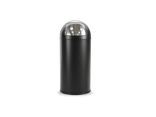 Afvalbak BRASQ Push Bin PB230+ 30 liter zwart