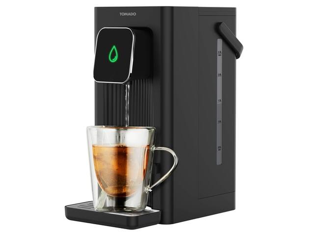 Heetwaterdispenser Tomado 2.5 liter 2200watt zwart