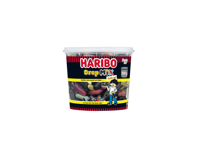 Drop Haribo mix gekleurd 550gr