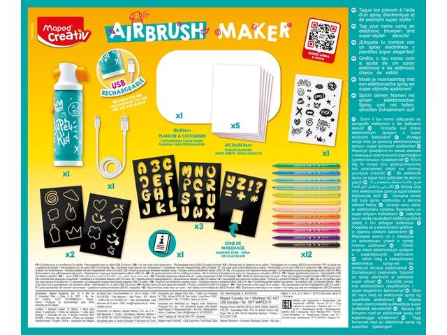Airbrush Maker Maped Creativ set 27 delen