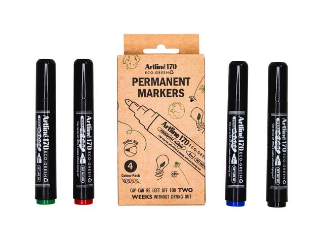 Permanent marker Artline 170 Eco rond M ass 4st