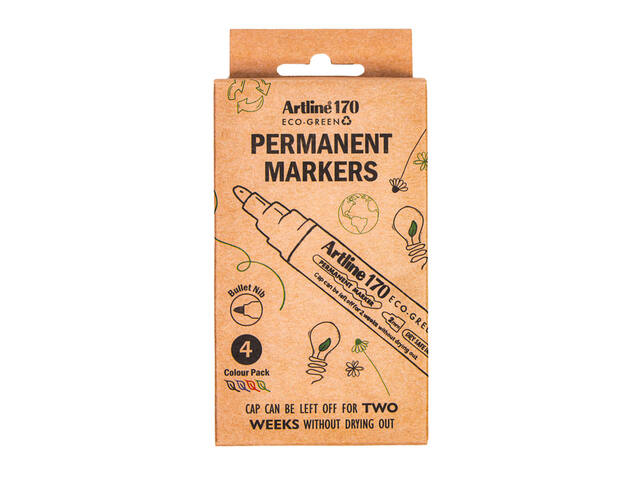 Permanent marker Artline 170 Eco rond M ass 4st