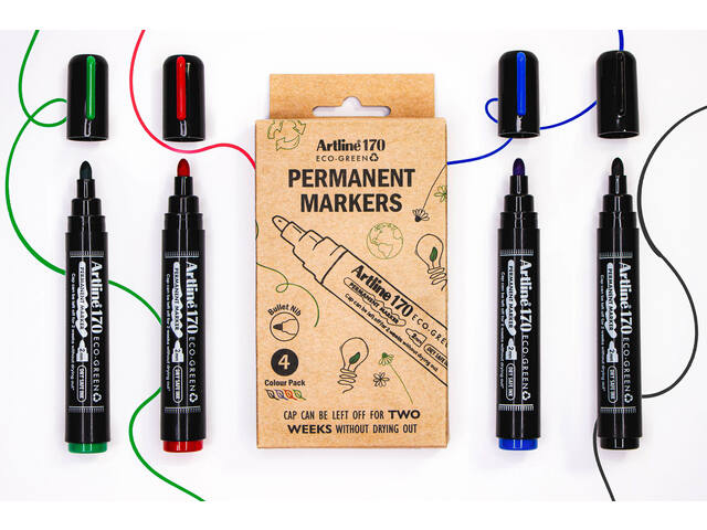 Permanent marker Artline 170 Eco rond M ass 4st