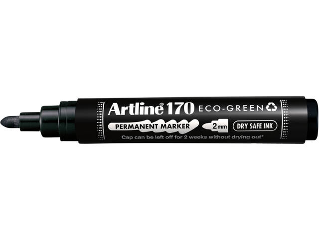 Permanent marker Artline170 Eco rond M zwart