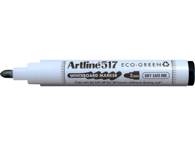Whiteboardmarker Artline 517 Eco rond M zwart