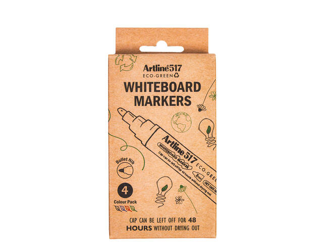 Whiteboardmarker Artline 517 Eco rond M ass 4st