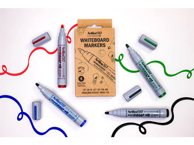 Whiteboardmarker Artline 517 Eco rond M ass 4st