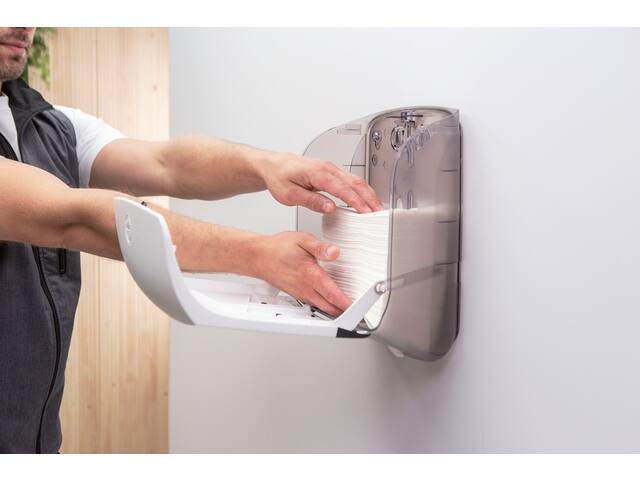 Handdoekdispenser Katrin klein zwart 88966