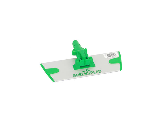 Vlakmopplaat Greenspeed Qline Velcro 23cm groen