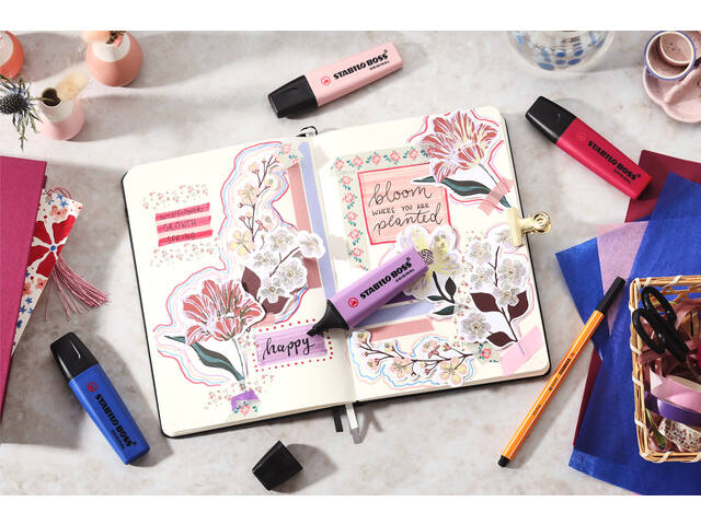 Markeerstift STABILO Boss 70/250 Wildfl bordeaux