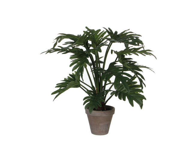 Kunstplant Mica Philodendron selloum groen in pot