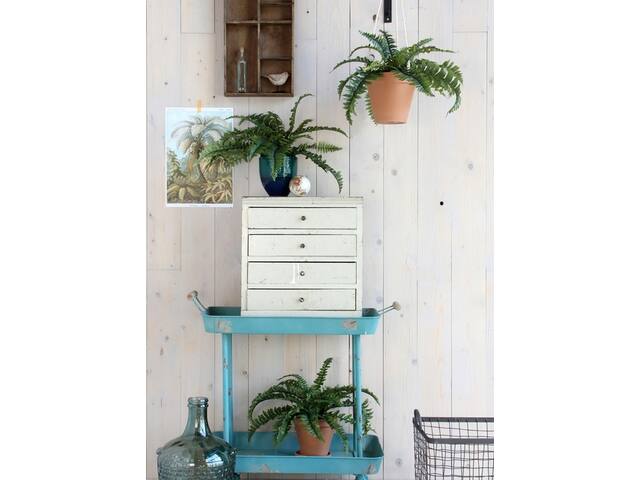 Kunstplant Mica Boston varen groen in pot