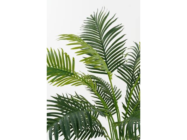Kunstplant Mica Areca palm in pot groen