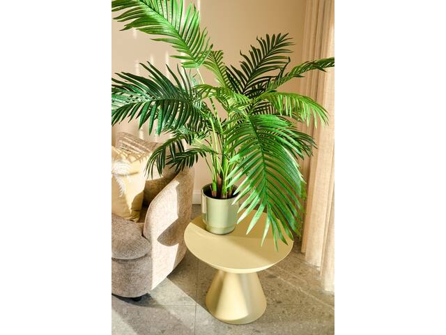 Kunstplant Mica Areca palm in pot groen