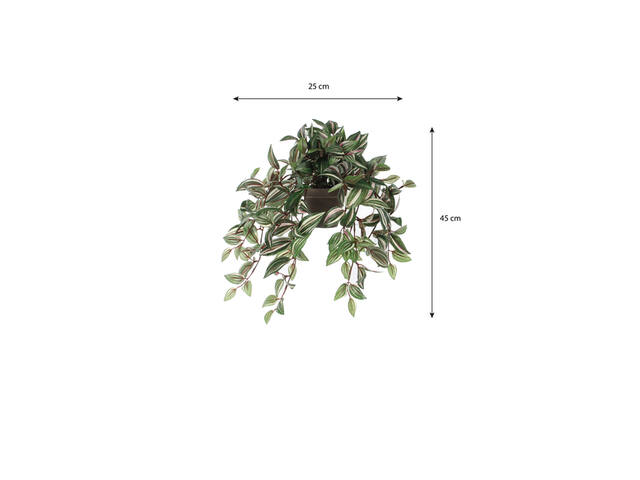 Kunstplant Mica Tradescantia hangend groen
