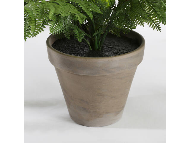 Kunstplant Mica varen groen in pot Stan grijs